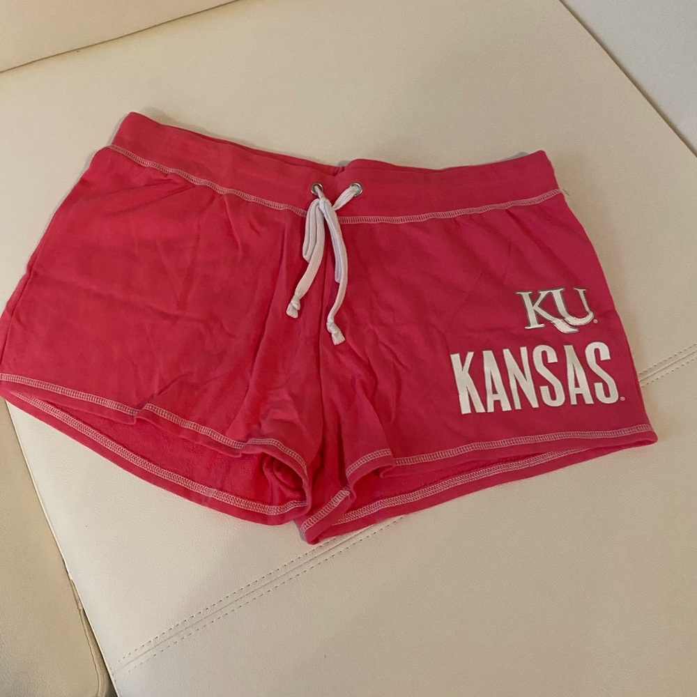 NWOT KU Kansas active shorts